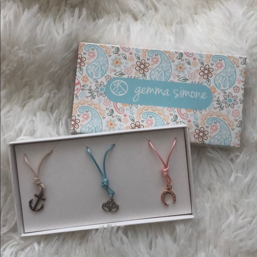 Nib Gemma Simone Summer Vibes Rope Charm Set